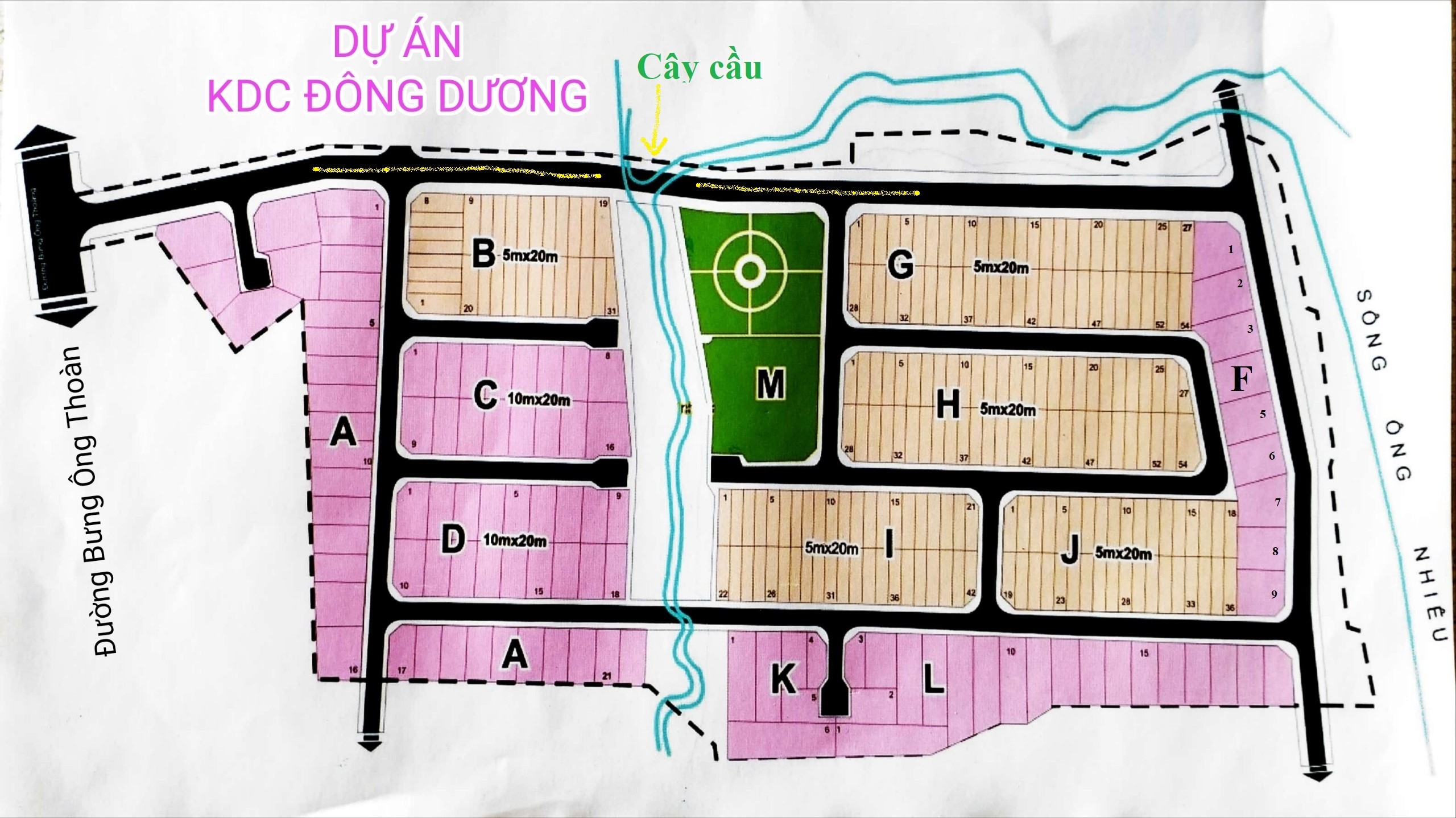 Cần bán nền mới diện tích 340m2, tặng bản vẽ nhà KDC Đông dương, Bưng Ông Thoàn, Quận 9 4
