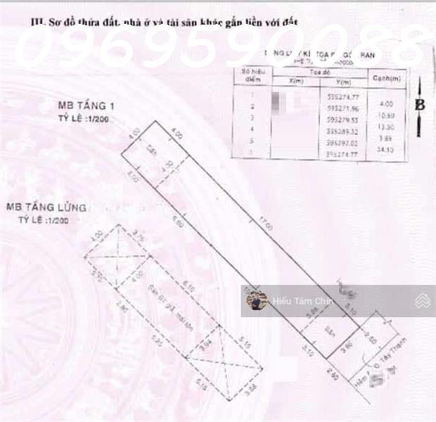 Giá tốt nhất Quận Tân Phú, 67tr/m2, Ngang 4m dài 24m, Đang vay ngân hàng 6tỷ