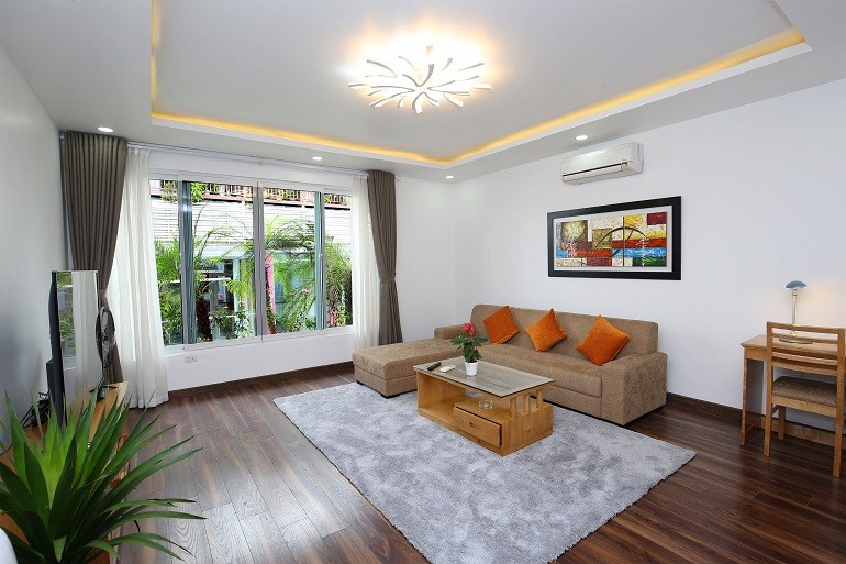 Cho thuê căn hộ 1PN rộng 85m2 tại Kim Mã, Ba Đình, đầy đủ nội thất đẹp, hiện đại 7