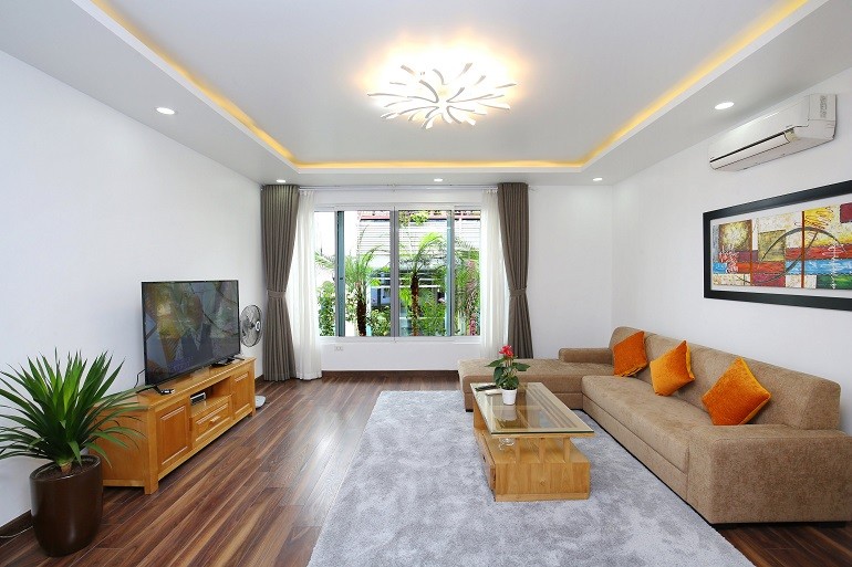 Cho thuê căn hộ 1PN rộng 85m2 tại Kim Mã, Ba Đình, đầy đủ nội thất đẹp, hiện đại 9