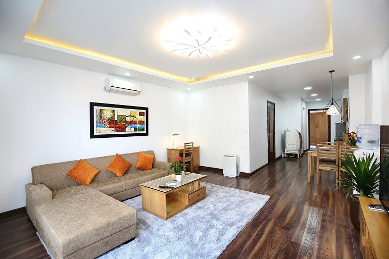 Cho thuê căn hộ 1PN rộng 85m2 tại Kim Mã, Ba Đình, đầy đủ nội thất đẹp, hiện đại 10