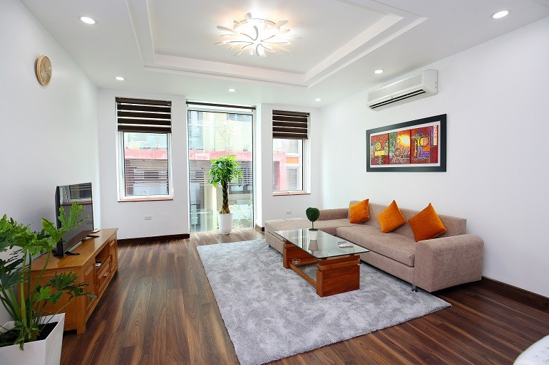 Cho thuê căn hộ 1PN rộng 85m2 tại Kim Mã, Ba Đình, đầy đủ nội thất đẹp, hiện đại