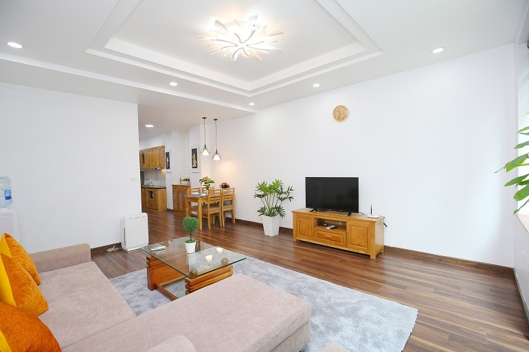 Cho thuê căn hộ 1PN rộng 85m2 tại Kim Mã, Ba Đình, đầy đủ nội thất đẹp, hiện đại 2