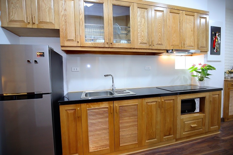 Cho thuê căn hộ 1PN rộng 85m2 tại Kim Mã, Ba Đình, đầy đủ nội thất đẹp, hiện đại 3