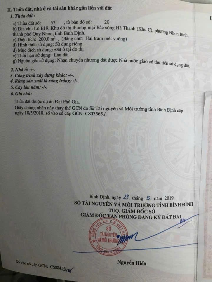 Chính Chủ Bán Nhanh Lô Đất Trong Khu Biệt Thự Đại Phú Gia Tại  Thành Phố Quy Nhơn, Bình Định 2