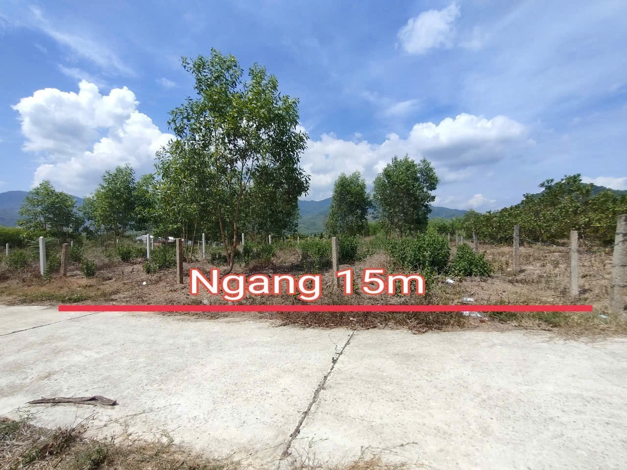 Bán đất vườn Diên Tân giá rẻ QH full thổ cư sát bên Hương Lộ 62 - ngay khu dân cư 4