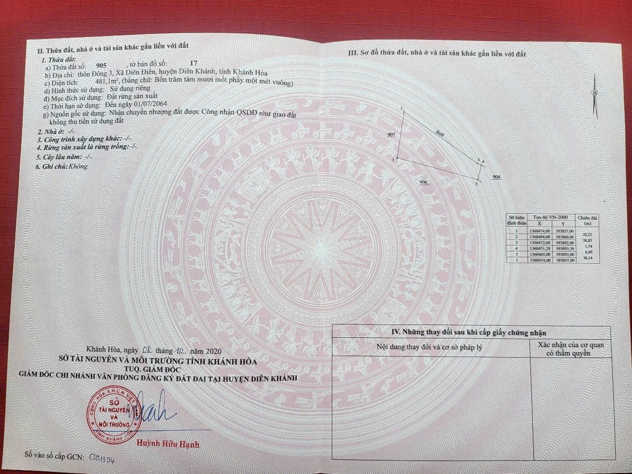 Bán đất vườn Diên Điền giá rẻ đường ô tô vào tới nơi 4