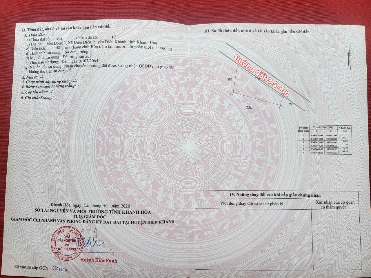 Bán đất vườn Diên Điền giá rẻ đường ô tô vào tới nơi 5