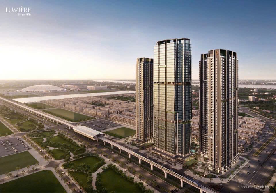 Căn hộ Cao Cấp Lumiere Prime Hills - Tòa 5 Sao Đẳng Cấp Nhất Vinhomes Global Gate Cổ Loa. Cạnh