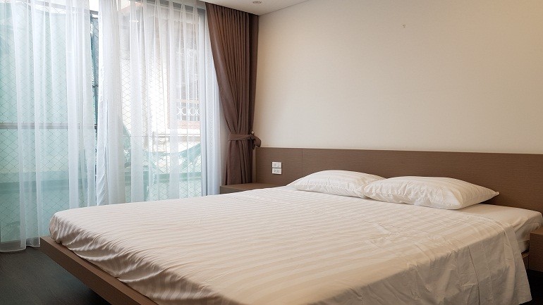 Cho thuê căn hộ dịch vụ tại Tây Hồ, 120m2, 2PN, ban công, đầy đủ nội thất đẹp hiện đại 7