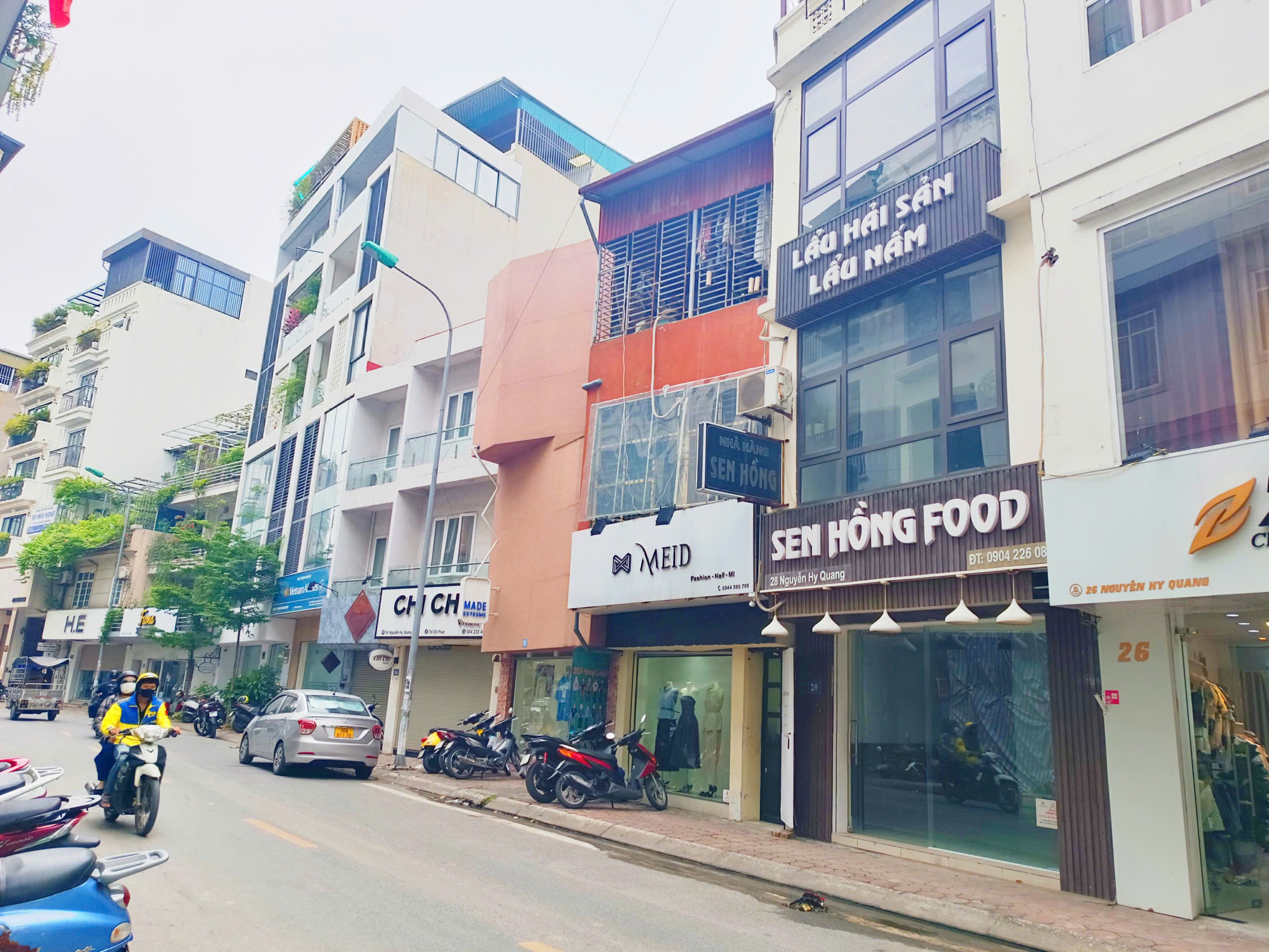 Ngõ thông kinh doanh, ô tô đỗ cửa, nhà mới đường Nguyễn Hy Quang 55m² x 5T x MT 4.1m – 19,2 tỷ