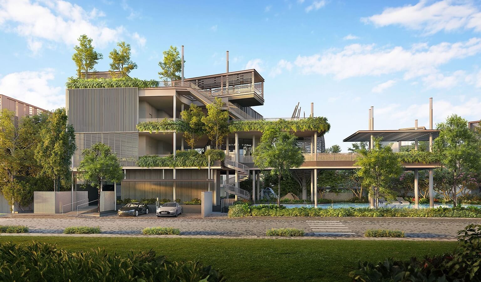 MỞ-BÁN BIỆT-THỰ FULLTON-CAPITALAND – CHUẨN NGHỈ DƯỠNG SINGAPORE – 100% CĂN CÓ SÂN VƯỜN RIÊNG-Tại 4