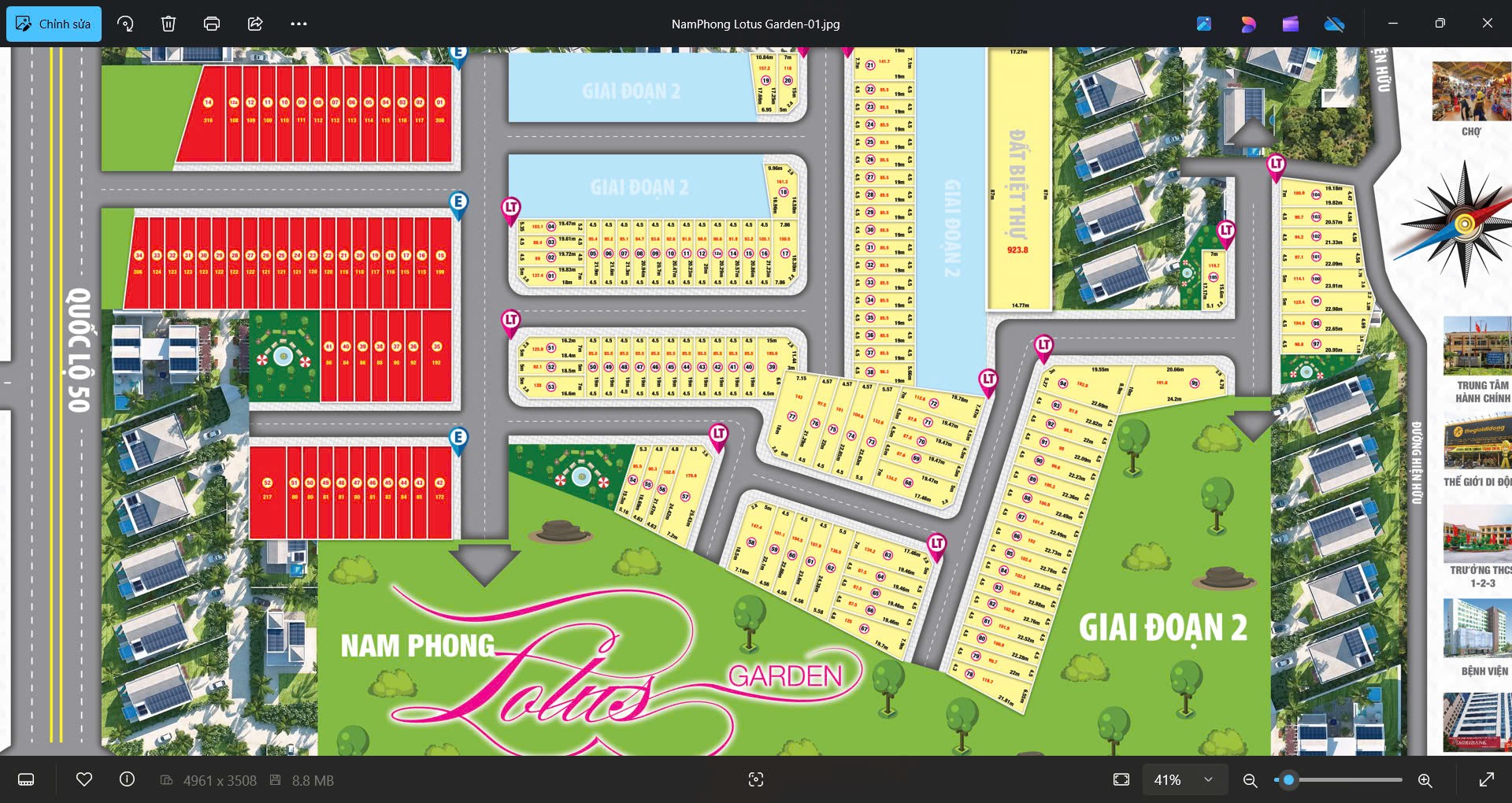 D9at61 nền kdc Nam Phong Ecotown 85m2 cần bán gấp giá rẻ 790tr TL Chủ 5