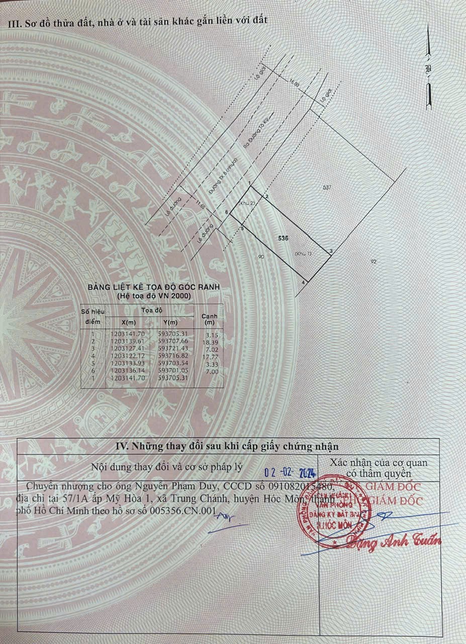 BÁN LÔ ĐẤT ĐẸP (8X23) – SỔ RIÊNG – GẦN CÔ CHỦ NHỎ, TÂN XUÂN – HÓC MÔN