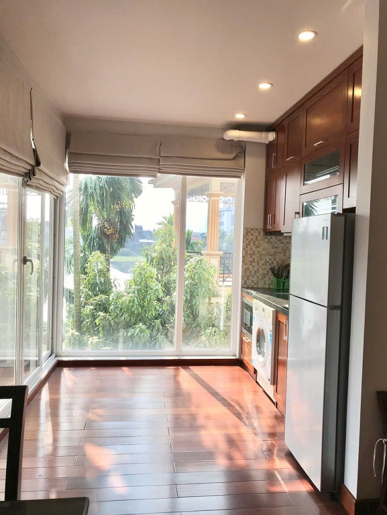 Cho thuê căn hộ 1PN rộng 55m2 tại Âu Cơ, Tây Hồ, đủ đồ, thoáng đẹp 4