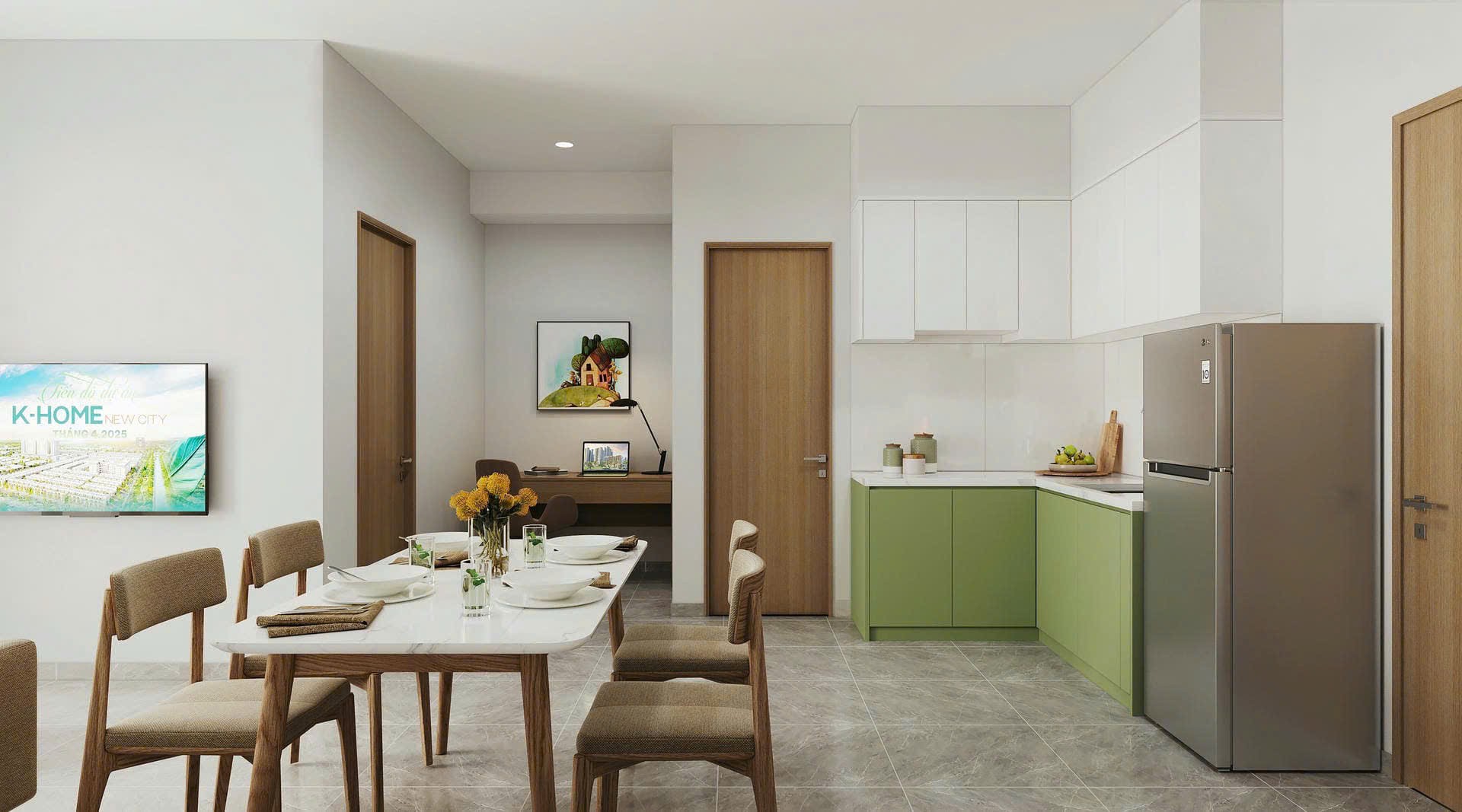Căn hộ giá rẻ gần KCN VSIP2 – 46.69m², 1PN, chỉ 978 triệu, pháp lý rõ ràng 4