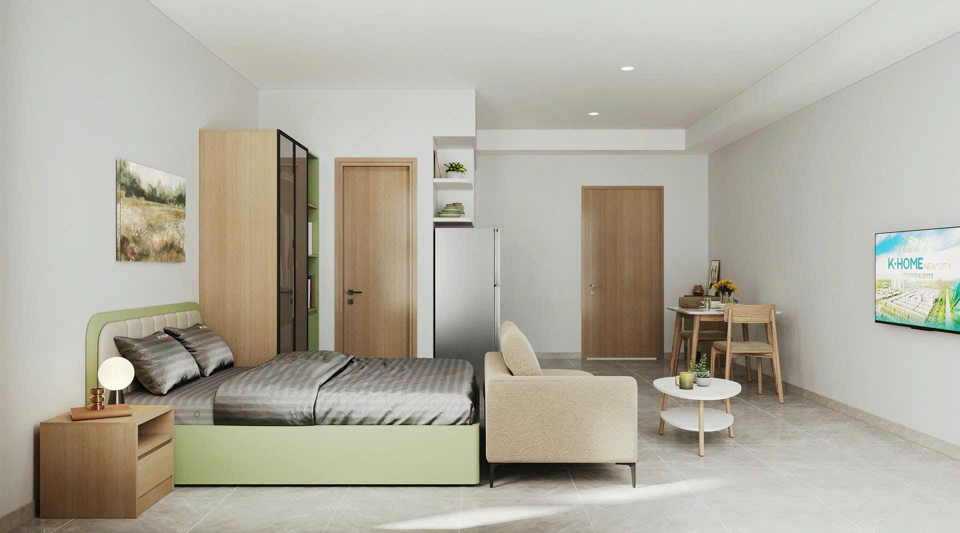 Không gian sống xanh – tiện ích đầy đủ, căn hộ giá rẻ K-Home cho gia đình trẻ 3