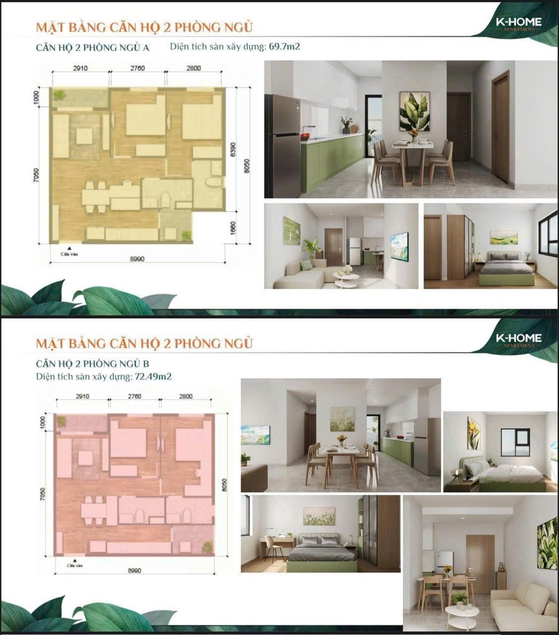 2 phòng ngủ, ban công rộng, thiết kế chuẩn Singapore 2