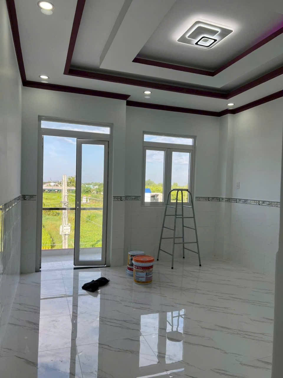 Nhà đẹp  đường nhựa xã Mỹ Lộc, Cần Giuộc, Long An tổng dt 120m2 1 lầu 4pn 2wc 2,45 tỷ 4