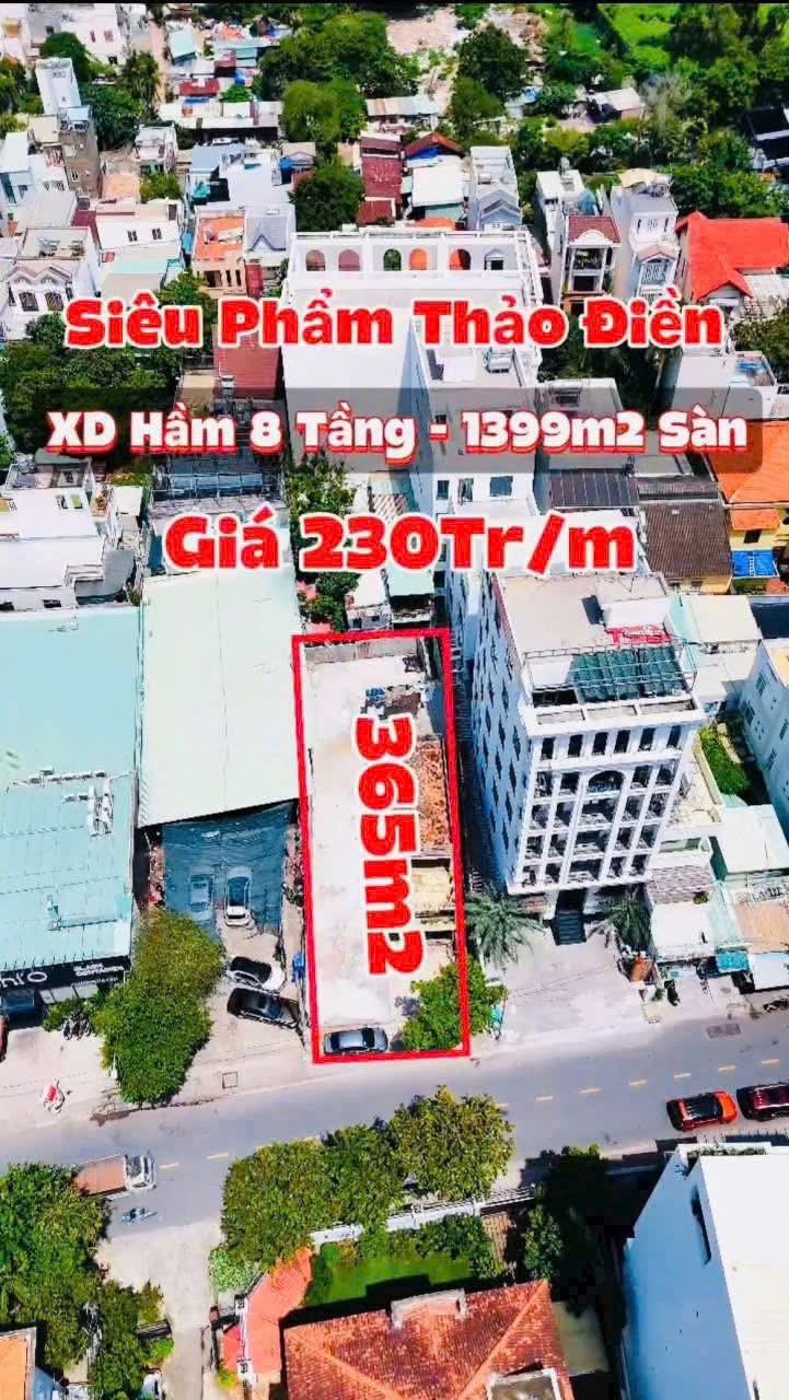 Cần bán Đất Phường Thảo Điền, Quận 2, Diện tích 365m², Giá 083 Tỷ 4