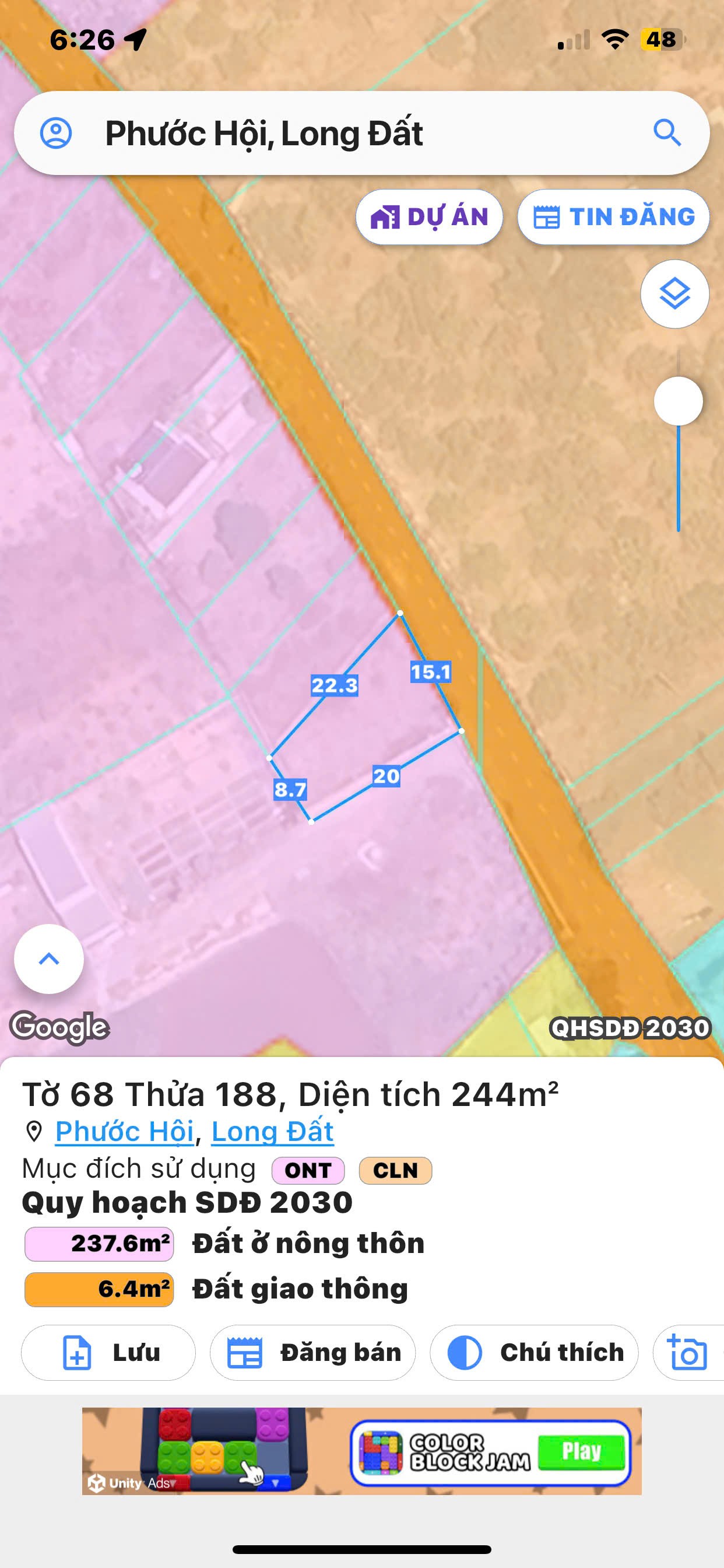 CHỦ NGỘP CẦN BÁN GẤP – ĐẤT ĐẸP GIÁ TỐT TẠI XÃ PHƯỚC HỘI, HUYỆN ĐẤT ĐỎ, BR-VT CHỈ 1,5 TỶ 6