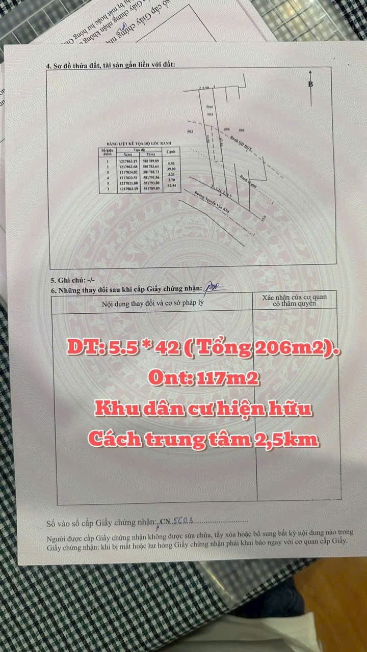 206m2 đất mặt tiền Nguyễn Văn Khạ, xã Tân An Hội , Củ Chi giá 2,5 tỷ 3