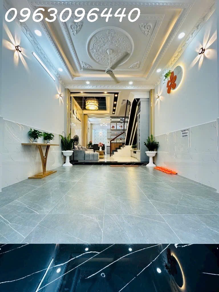 Bán Gấp Nhà Hẻm Huỳnh Tấn Phát, Nhà Bè: 4 Tầng, 4PN, 52m2, Sổ Đỏ, Giá Chỉ 6.4Ty 3
