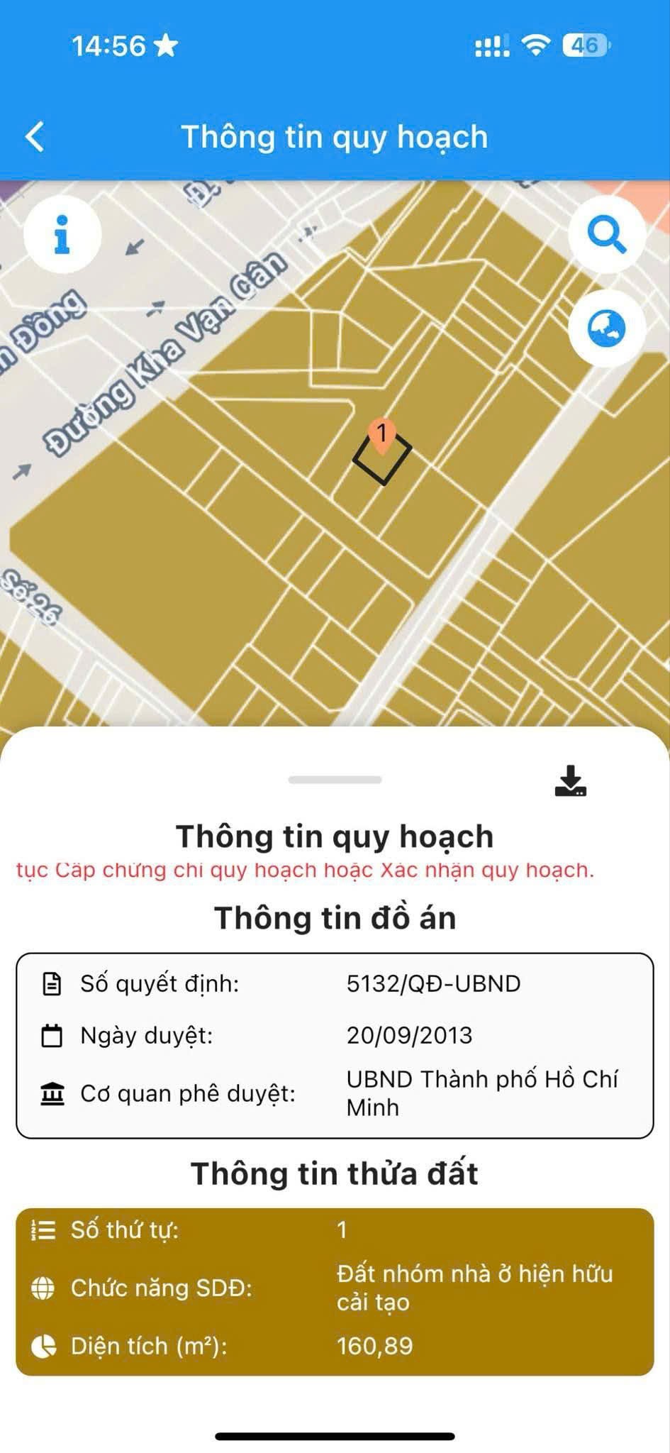 Cần bán Đất Phường Hiệp Bình Chánh, Thủ Đức, Diện tích 159.6m², Giá 16 Tỷ 2