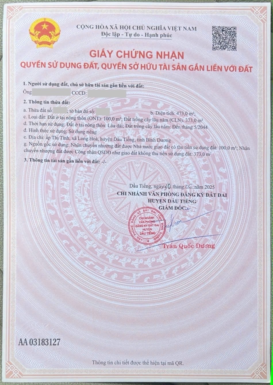 Lô góc ngay mặt tiền đường tỉnh ĐT750 nằm sát KCN giá 3,7tr/m2 5