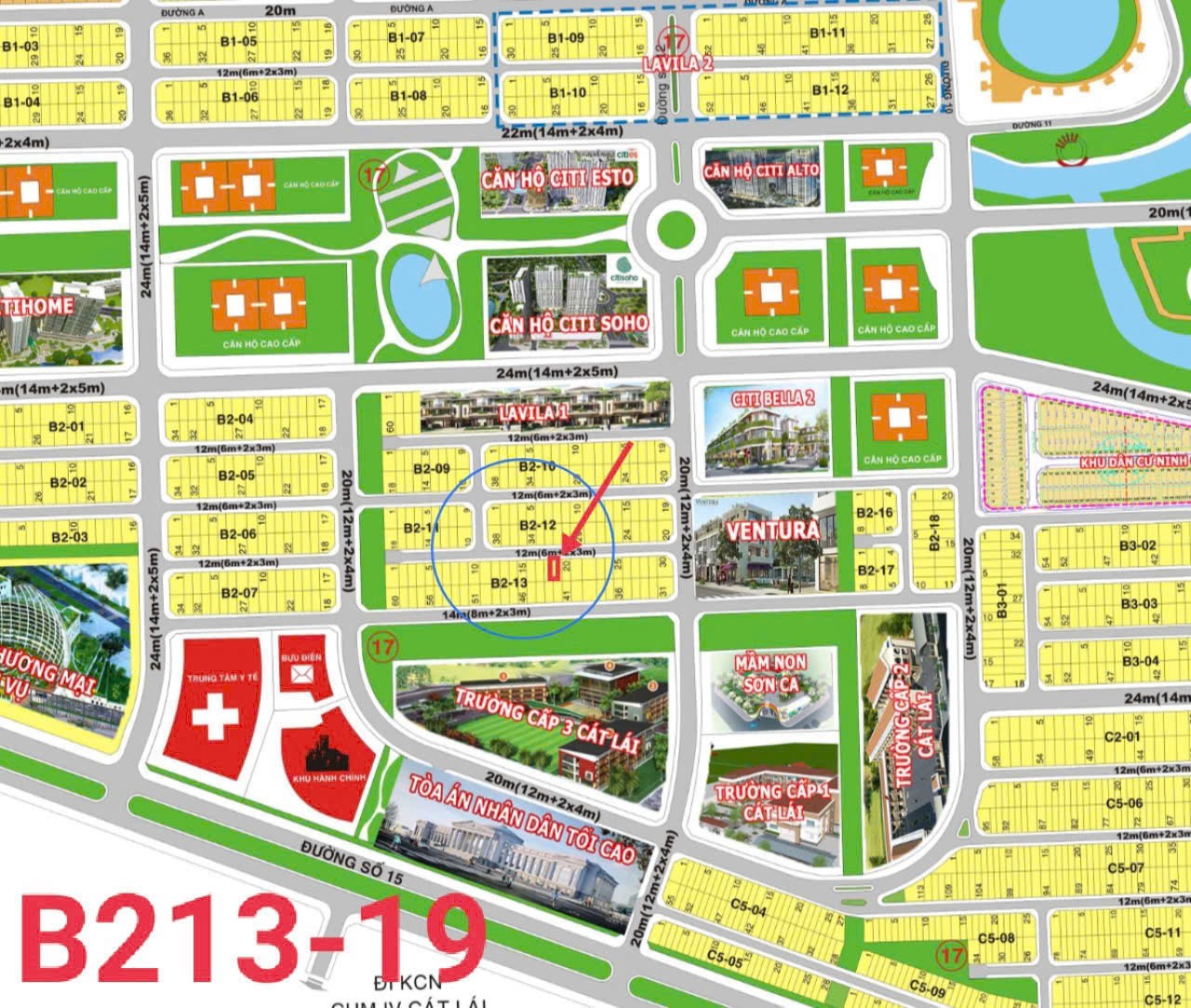 Cần bán Đất Phường Cát Lái, Quận 2, Diện tích 119m², Giá 06.9 Tỷ