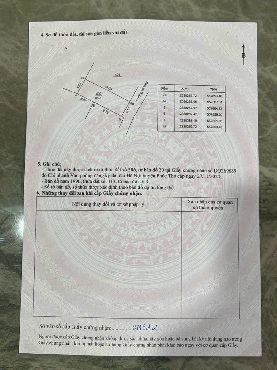 CẦN BÁN NHANH 80M2 ĐẤT #VÕNG XUYÊN _ #PHÚC THỌ _ HÀ NỘI.