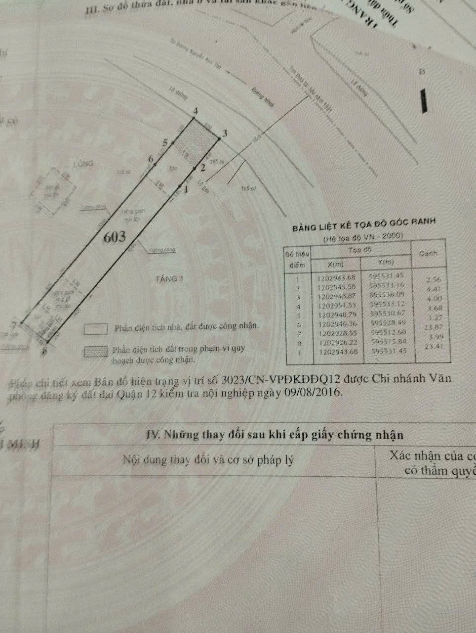 BÁN NHÀ MT NGUYỄN THỊ BÚP – Q12  NGANG 4M DÀI 32M  KD ĐỈNH – GIÁ CHỈ 7,5 TỶ TL 3
