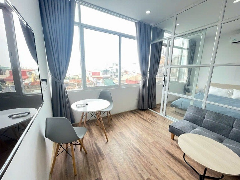 Cho thuê căn hộ 1PN thoáng, mới đẹp, rộng 45m2 tại Thụy Khuê, Tây Hồ 9