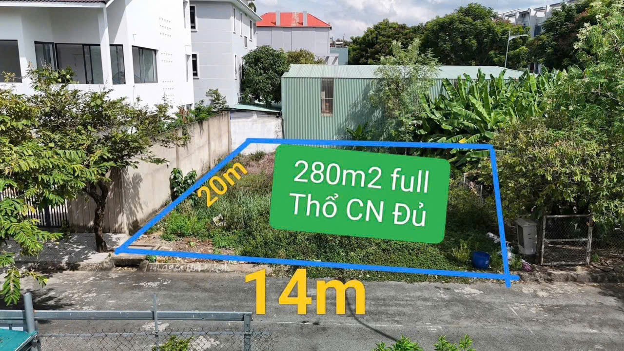 Cần bán Đất Phường Hiệp Bình Phước, Thủ Đức, Diện tích 280m², Giá 021.999 Tỷ
