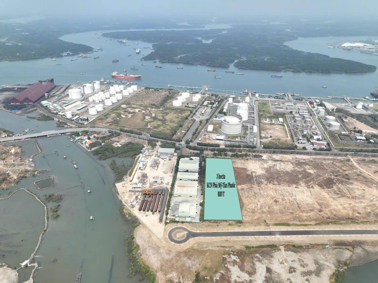 Cần bán Kho - Nhà xưởng Phú Mỹ, Bà Rịa Vũng Tàu, Diện tích 30000m², Giá 100 Tỷ 6