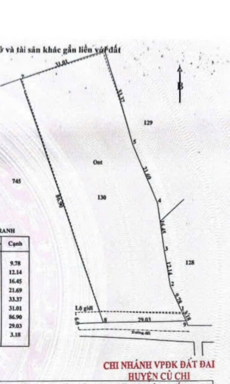 BÁN ĐẤT 2.689M² FULL THỔ – MẶT TIỀN TRẦN THỊ TUỒNG, PHÚ HÒA ĐÔNG – GIÁ CHỈ 14 TỶ 2