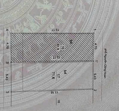 MẶT PHỐ NGUYỄN CÔNG HOAN – 71,6m² – MT 5,4m – 36,5 TỶ – 3 MẶT THOÁNG – SỔ VUÔNG ĐÉT 3