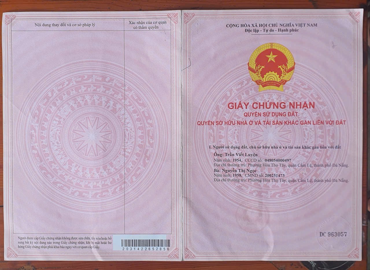 CẦN BÁN NHANH ĐẤT ĐƯỜNG NGUYỄN ĐOÁ ,HOÀ XUÂN,ĐÀ NẴNG