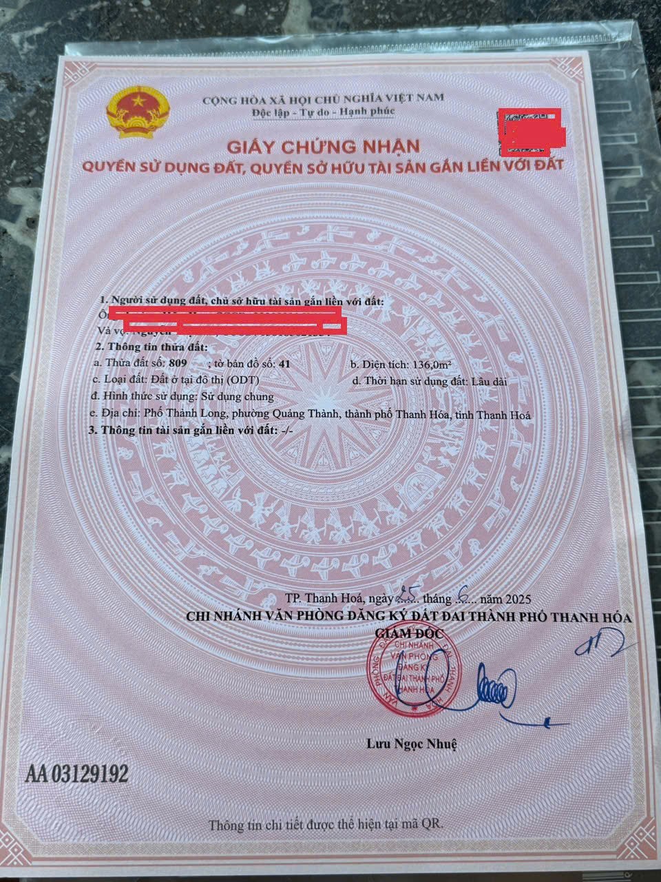 Cần bán Đất Xã Quảng Thành, Thanh Hóa, Diện tích 136m², Giá 1.7 Tỷ 2