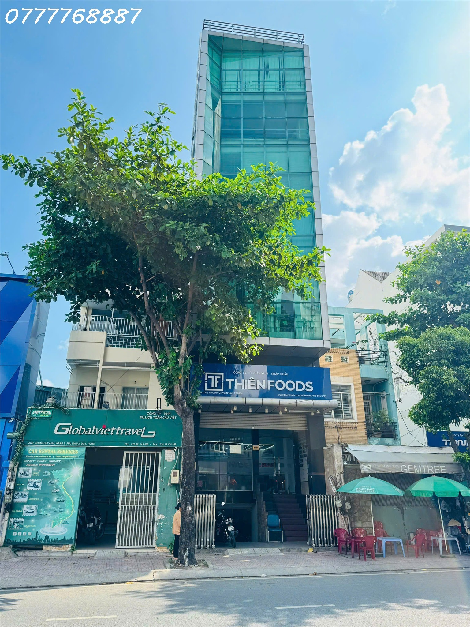 Bán Toà Nhà Hầm 7  Tầng MT Đào Duy Anh - Q Phú Nhuận HĐT cao 160tr/T