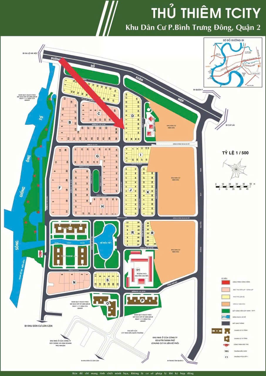 Cần bán Đất Phường Bình Trưng Đông, Quận 2, Diện tích 132m², Giá 18.4 Tỷ 2