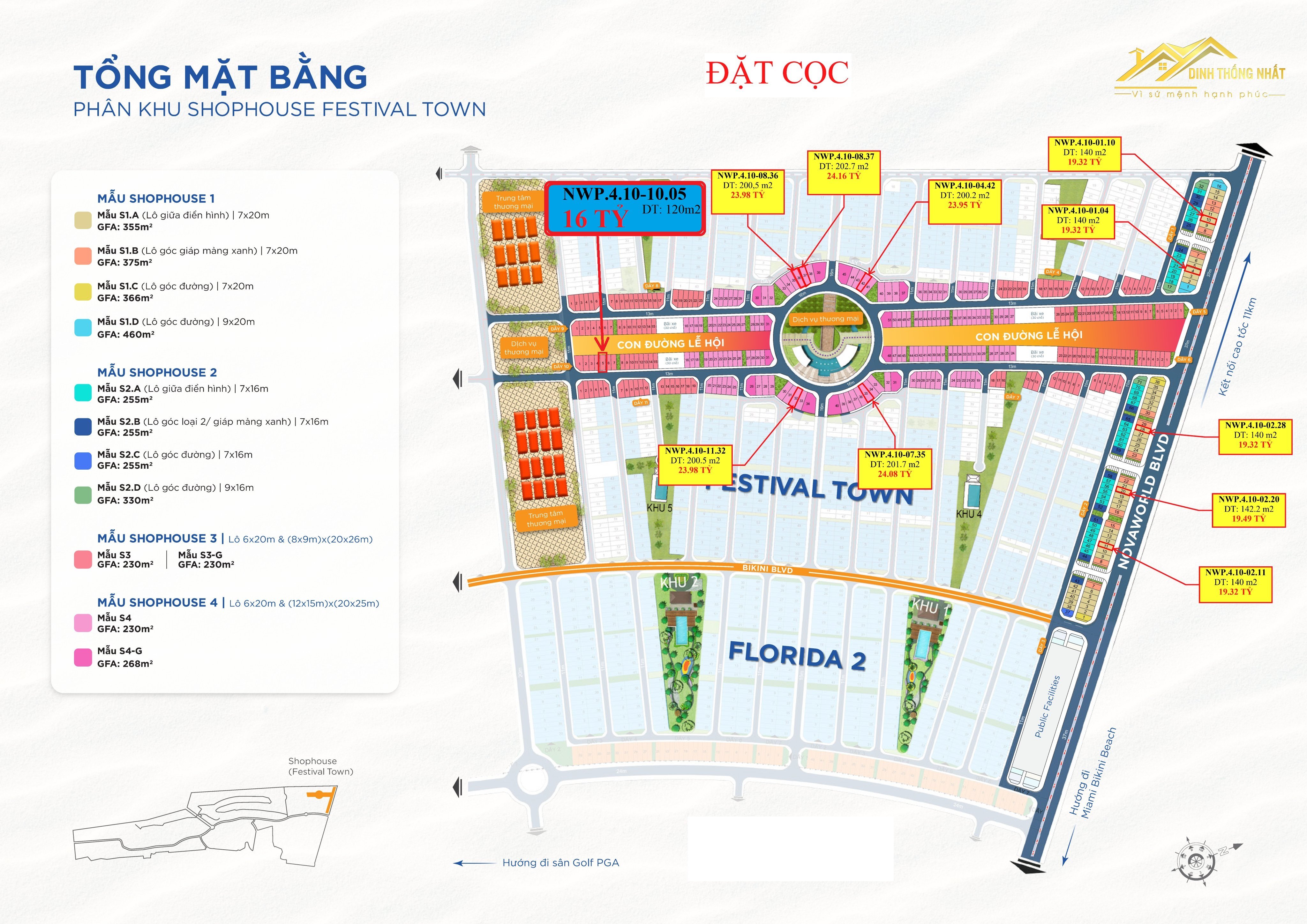 Cần bán Biệt thự dự án NovaWorld Phan Thiết, Diện tích 206m², Giá 16 Tỷ 8