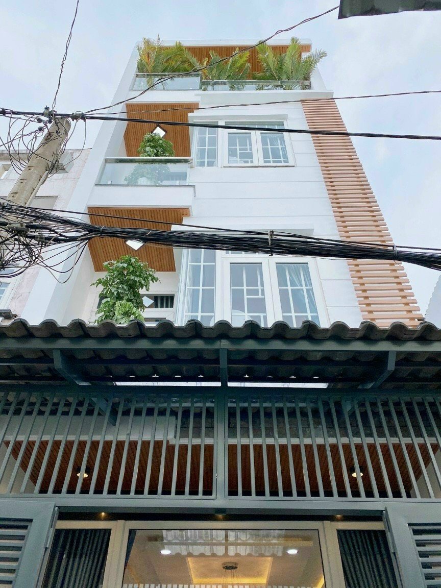 Nhà đẹp, hẻm 4m, Phan Văn Trị, 4 x 12.6m, 2 lầu, giá 8.6 tỷ Bớt, Diện tích: 50m², Giá: 8.6 Tỷ - LH: 0962740679 4