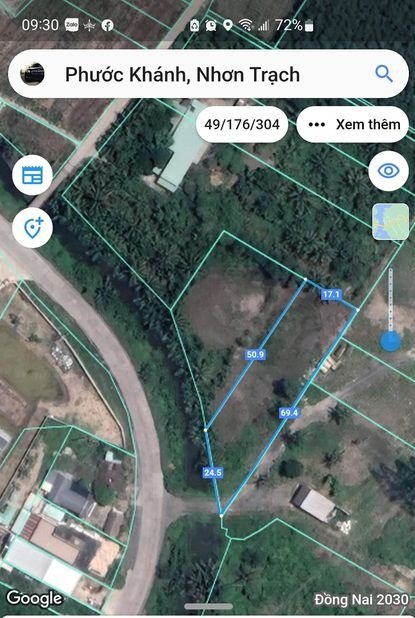 Cần bán Đất đường Phan Văn Đáng, Xã Phước Khánh, Diện tích 2043m², Giá 5 Triệu/m² 3