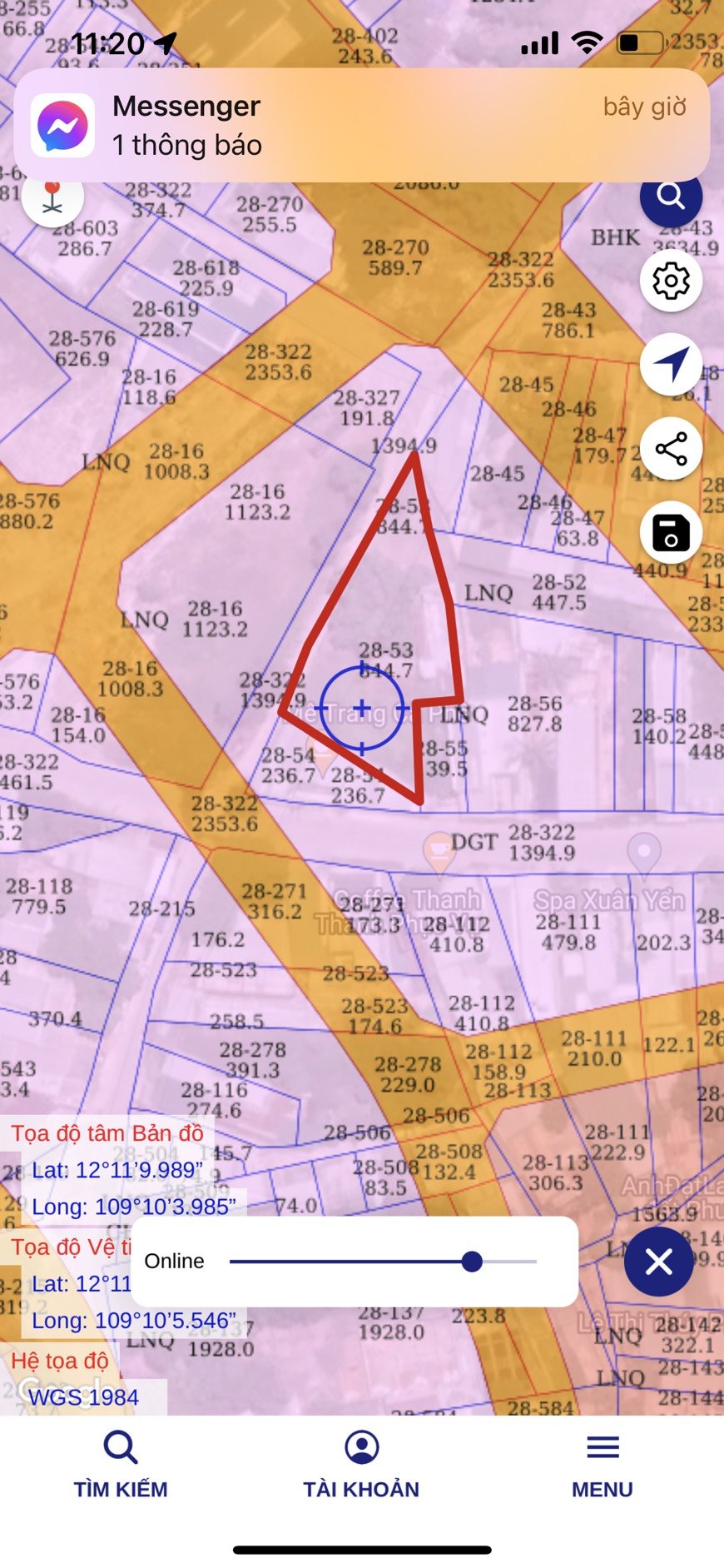 Cần bán đất trung tâm, Xã Phước Đồng, DiNóện tích 118m². 2