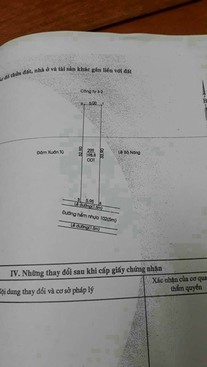 Cần bán Đất đường hẻm  Bùi Văn Bình, Phường Phú Lợi, Diện tích 200m², Giá 5.8 Tỷ 2