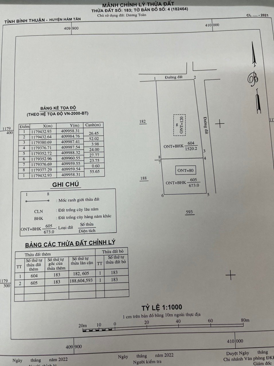 Cần bán Đất đường Quốc Lộ 55, Xã Sơn Mỹ, Diện tích 673m², Giá Thương lượng