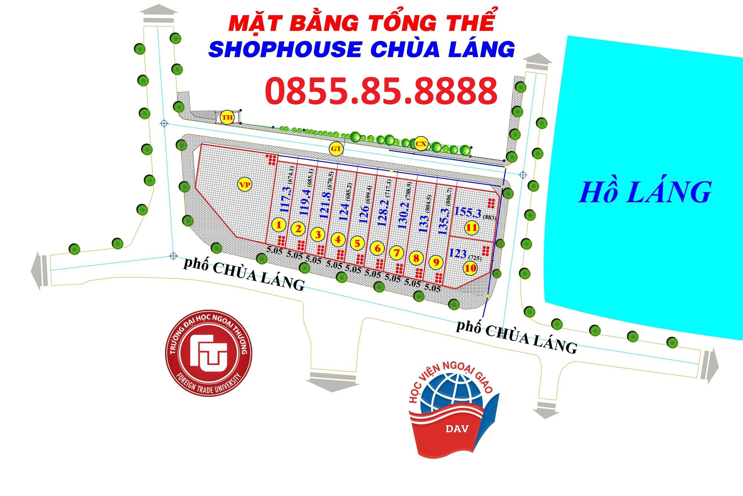 CDT mở bán shophouse 8 tầng có hầm mặt phố Chùa Láng – Đẳng cấp nhất quận Đống Đa