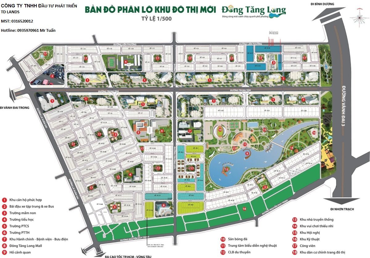 Cần bán Biệt thự dự án Khu đô thị mới Đông Tăng Long, Diện tích 200m², Giá 16.5 Tỷ 6