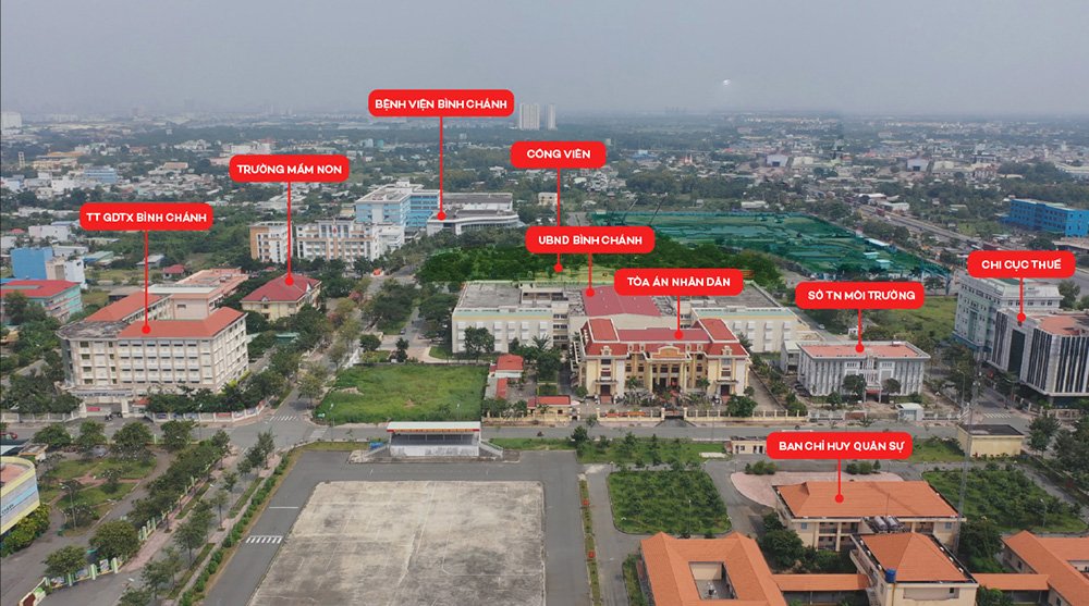Mở bán đất nền giai đoạn 1 mặt tiền đường hoàng phan thái - bình chánh 5
